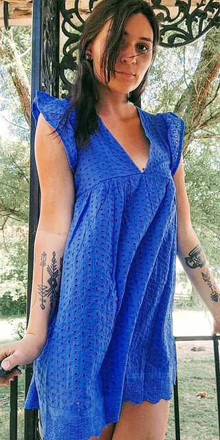 RTS: lace with shorts  Dress-