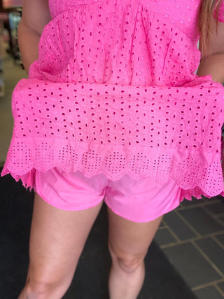 RTS: lace with shorts  Dress-
