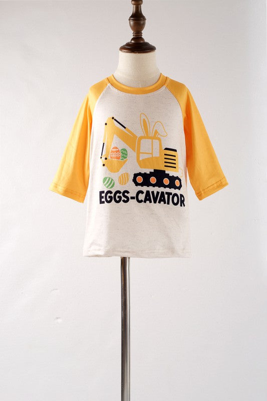 Eggs-Cavator Raglan