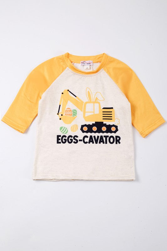 Eggs-Cavator Raglan