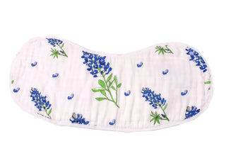 Bluebonnets Bib/Burp Cloth 2-in-1 Combo