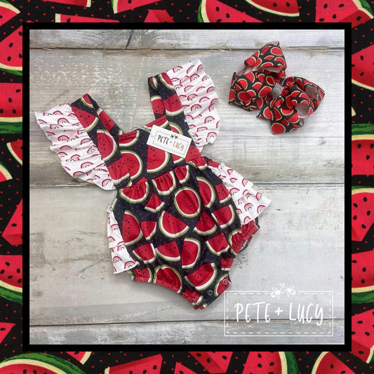 Magical Watermelon Infant Romper