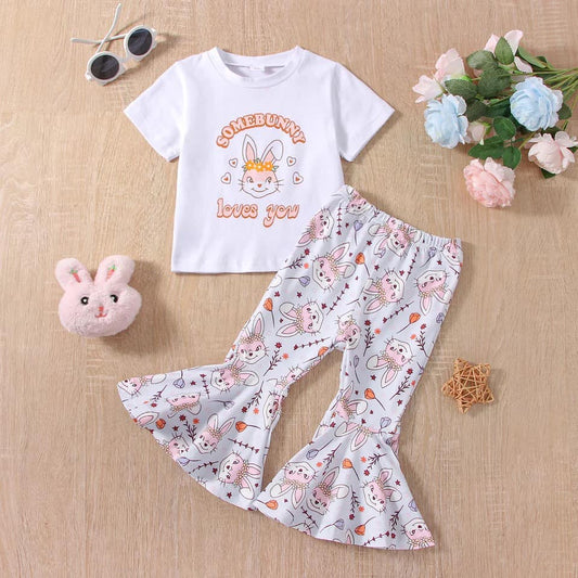 Some Bunny Loves You Pants Set