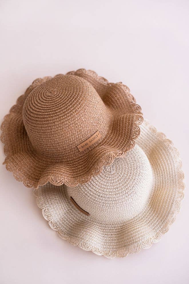 Straw Hat // Sun Hat // Baby Sun Hat // Beach Hat