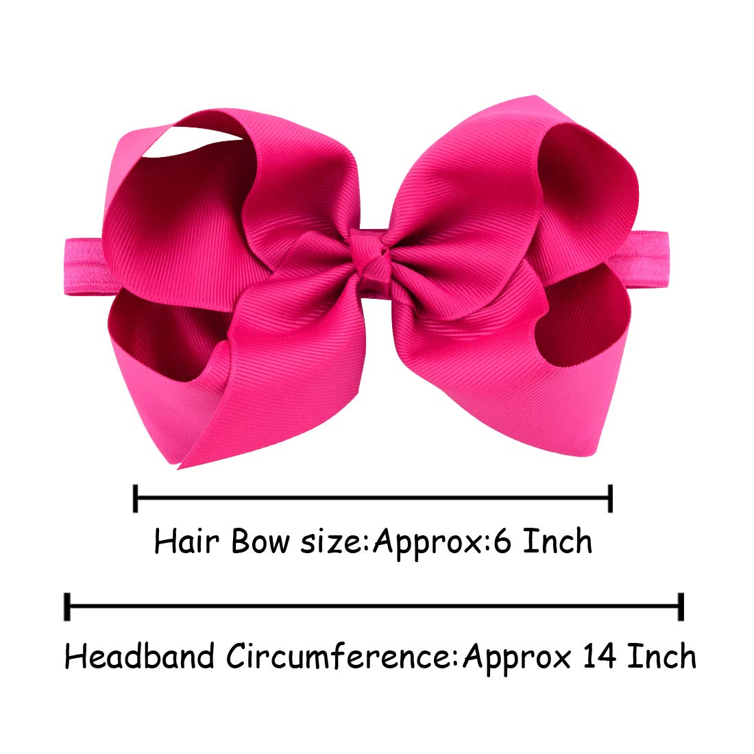 Boutique Grosgrain Ribbon Bow Headband
