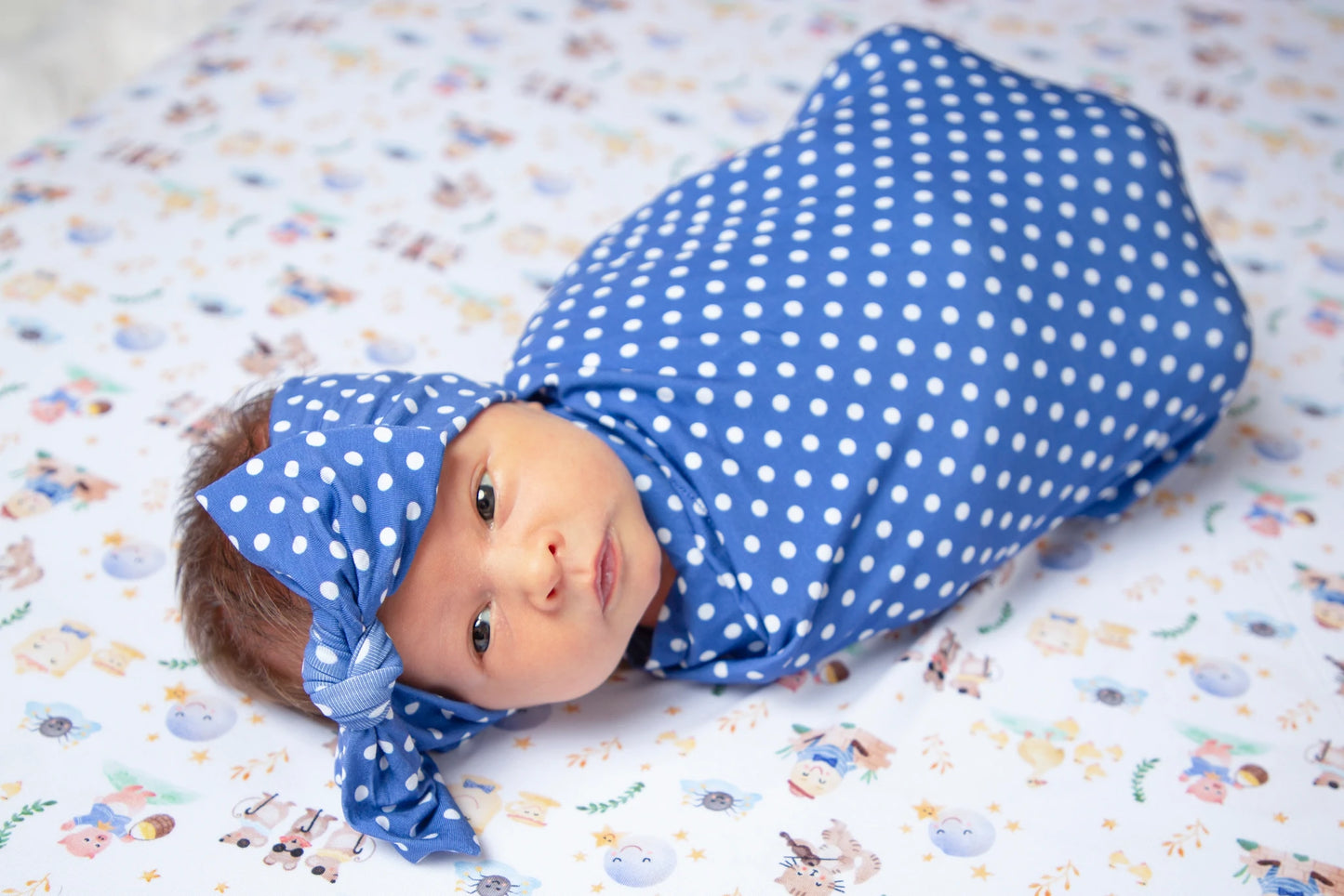 Polka dot swaddle best sale