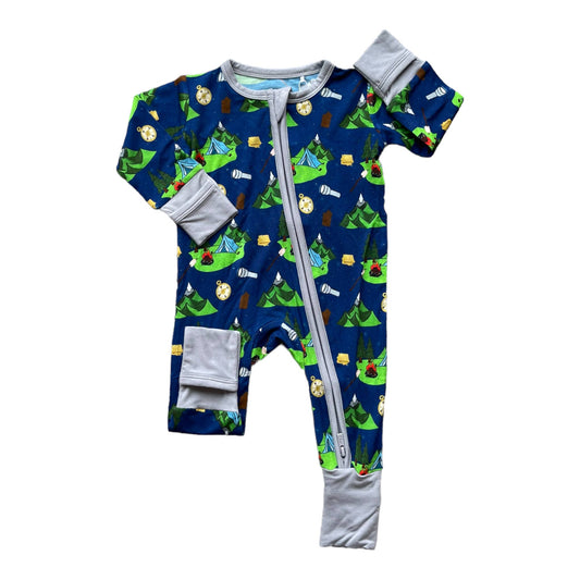 Dane Camping Bamboo Convertible Zipper Footie