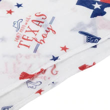 Texas Baby Boy Muslin Swaddle Receiving Blanket